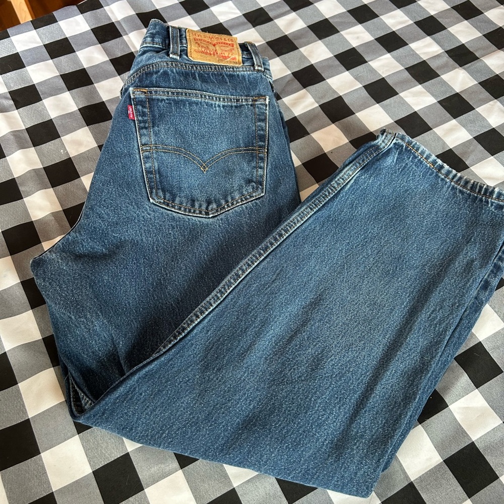 Levi's Men's Straight Jeans — Classic Blue Denim